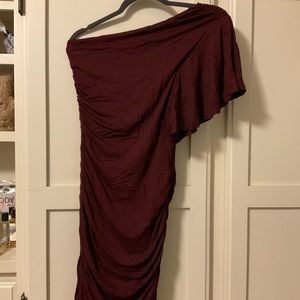 One Shoulder Bodycon Fitted dress size Small